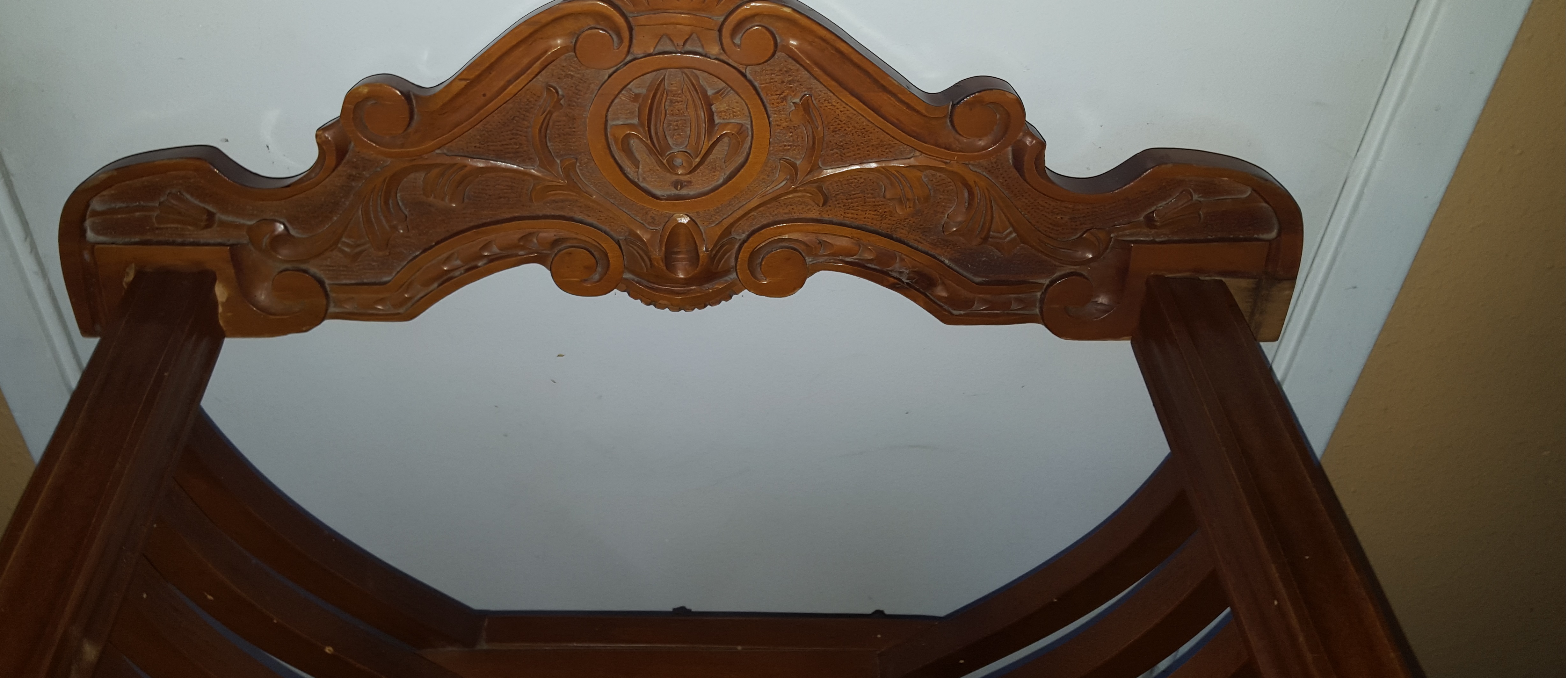 Carved Wooden Folding Lion ChairsSet of 2 InstAppraisal